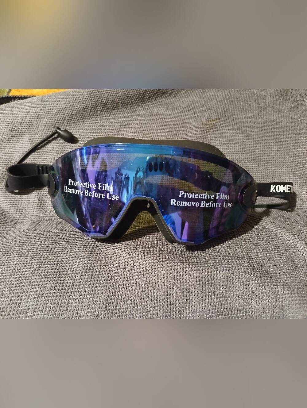 Men’s Swim Goggles – Mirrored Blue Lens